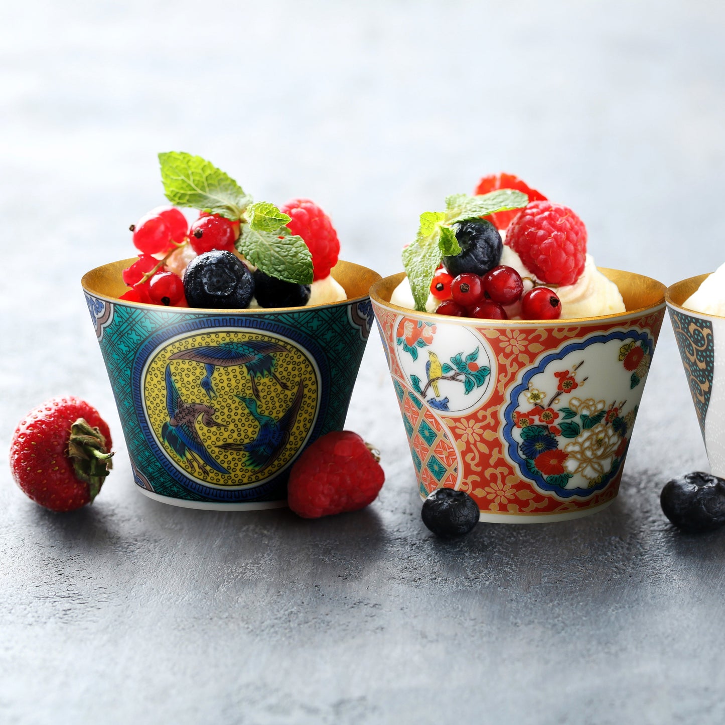 Cerámica Kutani - Copa Yoshidaya