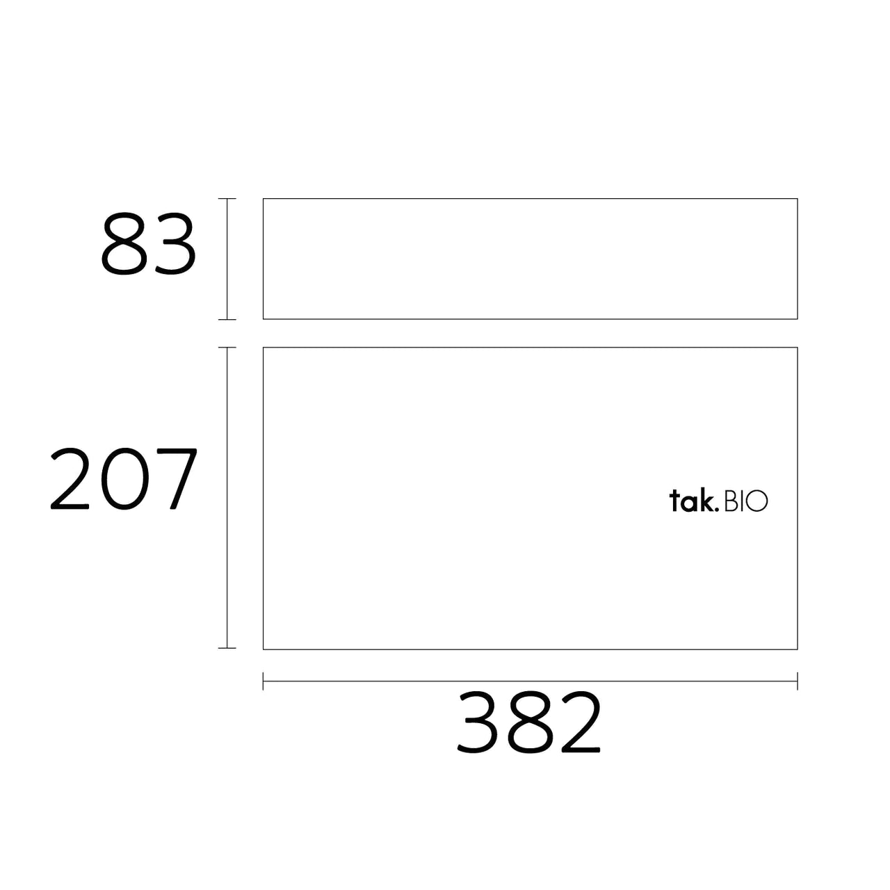 tak. BIO Kids Dish Set - Bear White