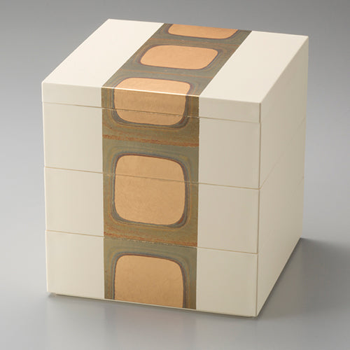 Kodai haku - Tiered box - White