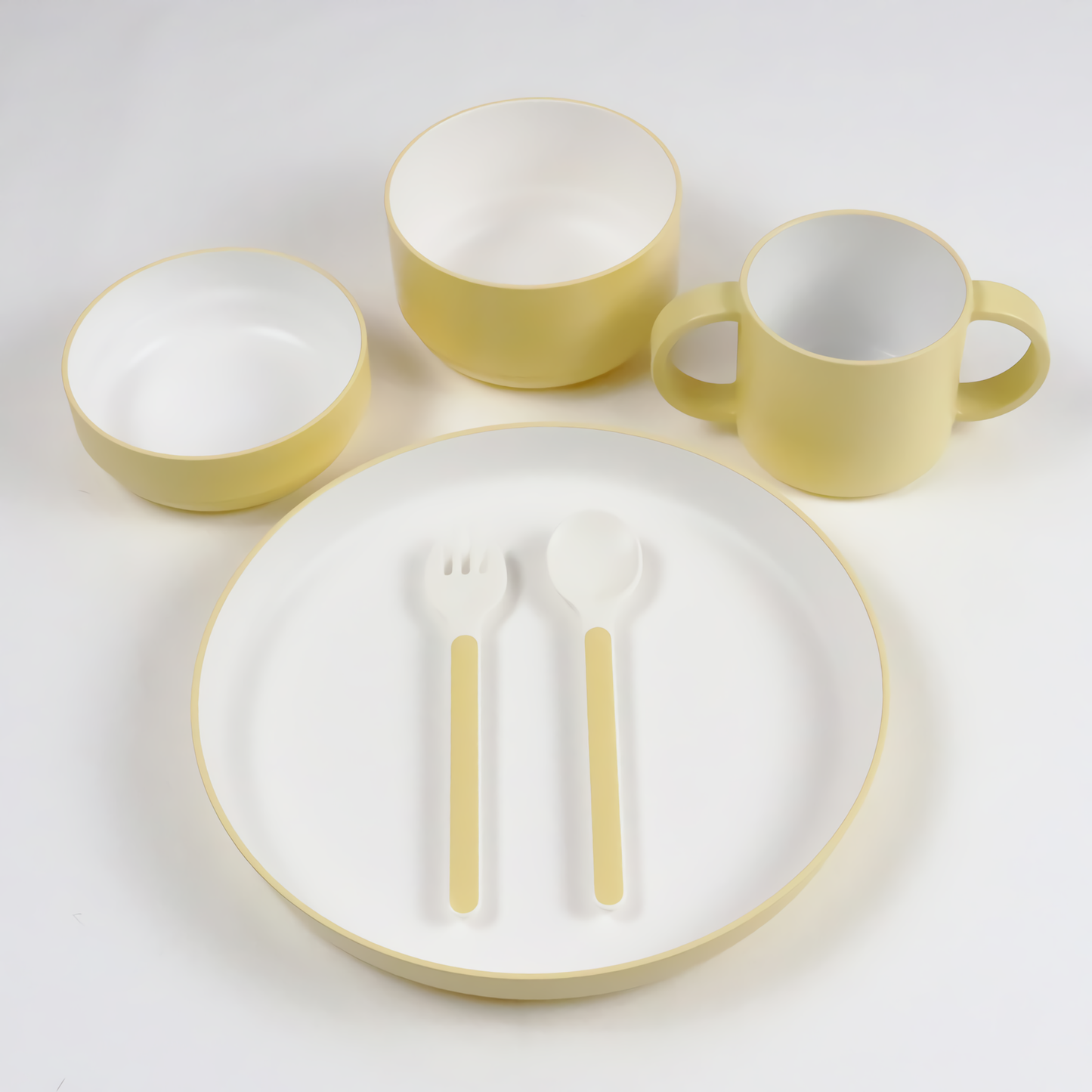 tak. Kids Dish Set - Standard Orange