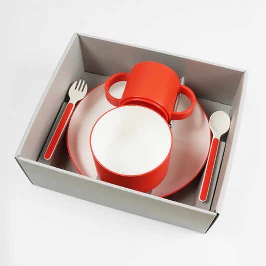 tak. Kids Dish Set - Standard Orange