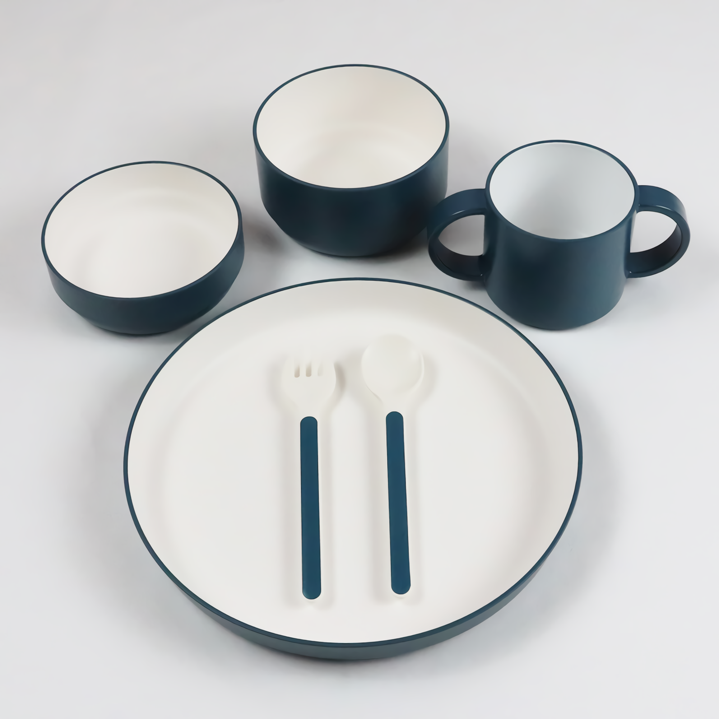 tak. Kids Dish Set - Standard Navy