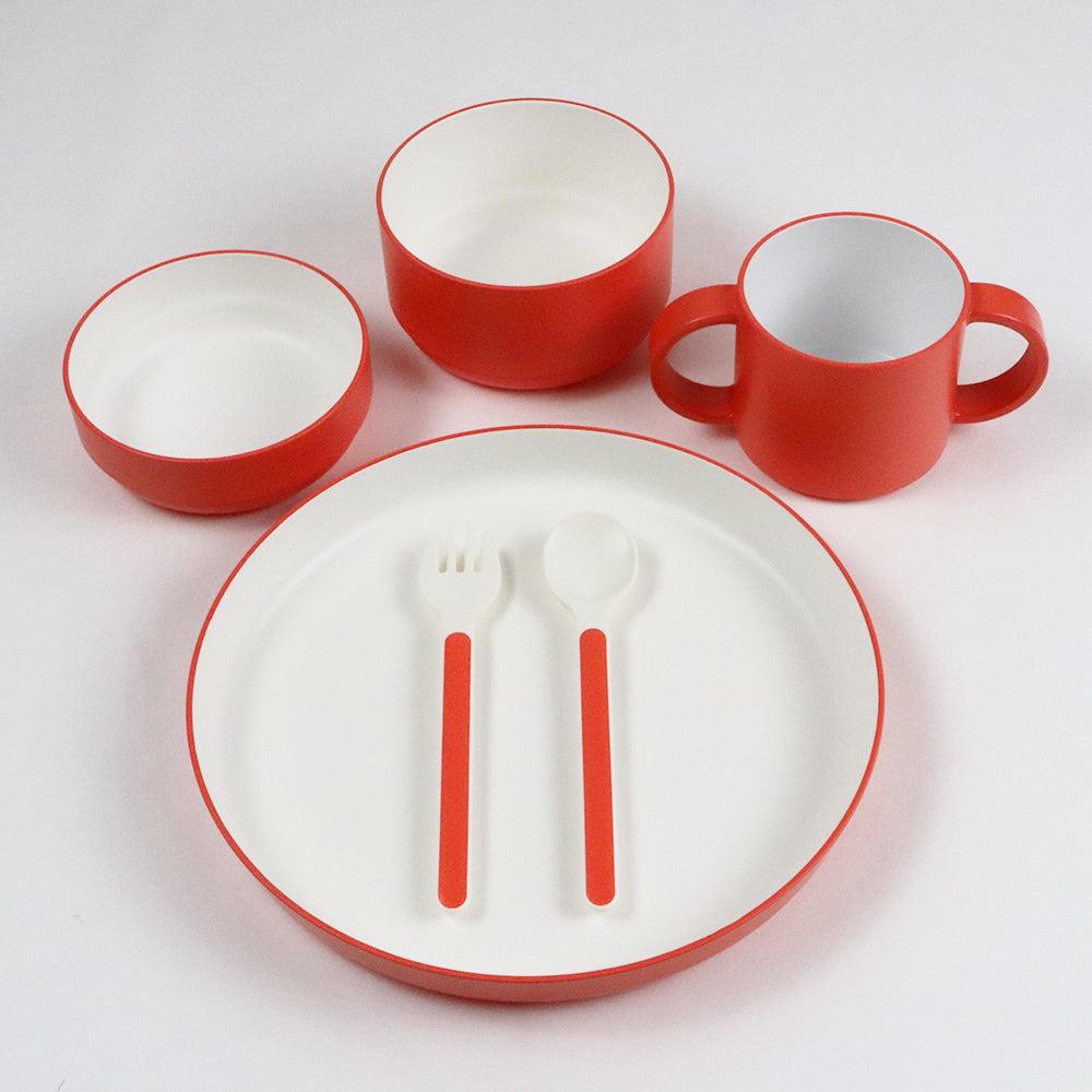 tak. Kids Dish Set - Standard Gray