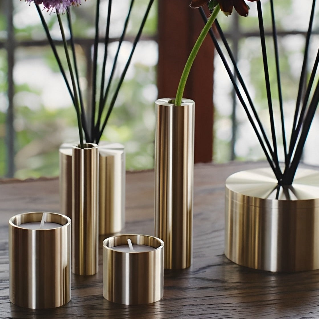 Brass - Single Flower Vase 02