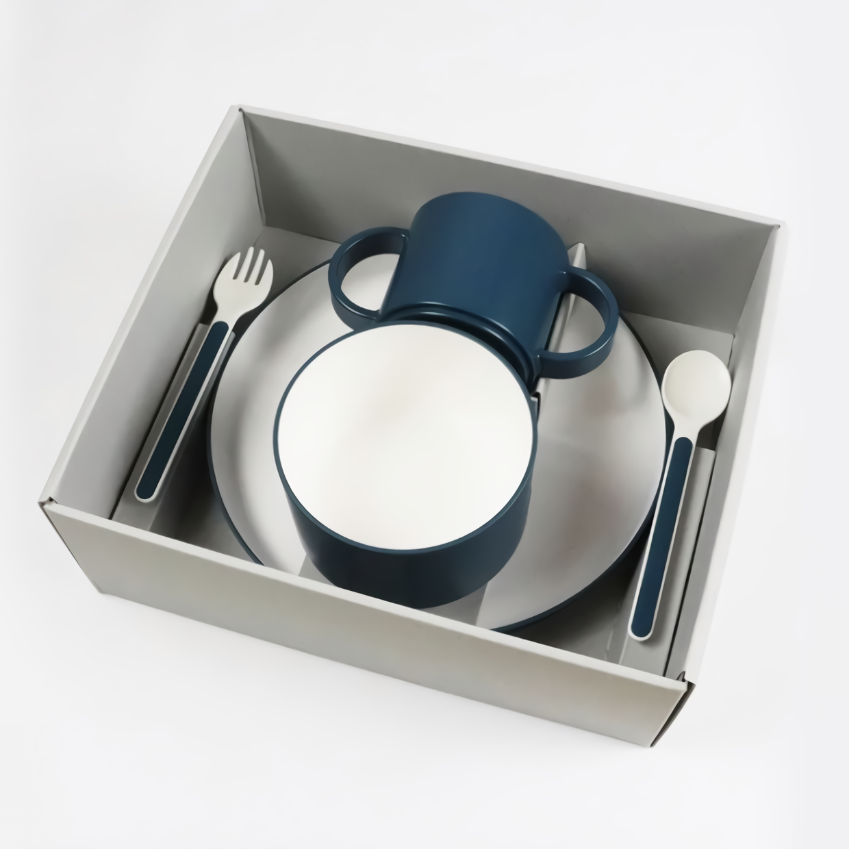 tak. Kids Dish Set - Standard Navy